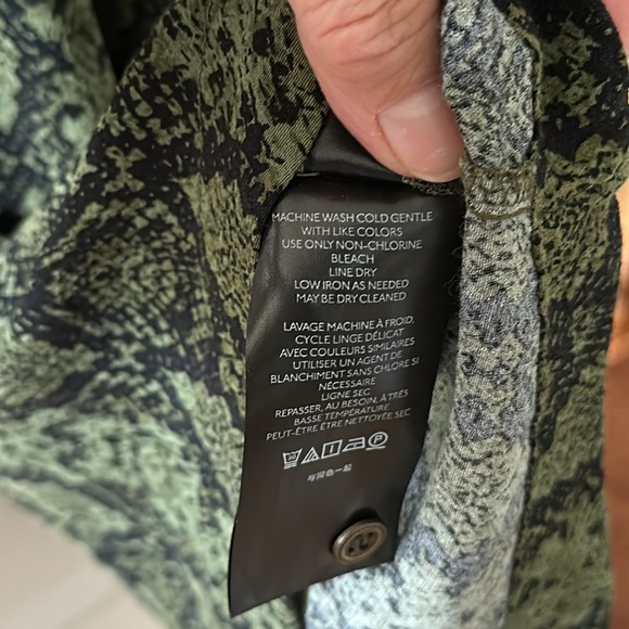 Anthropology Green/Black Dress - Picture 5 of 6